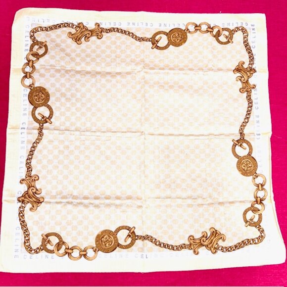 VGT Coach Travel Tote Leather Handbag Lg 16"x7"x11"+ Celine Handkerchief(45) - Picture 6 of 16